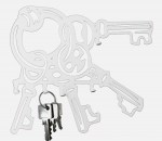 Schlüsselbund 5 Haken Schlüsselbrett